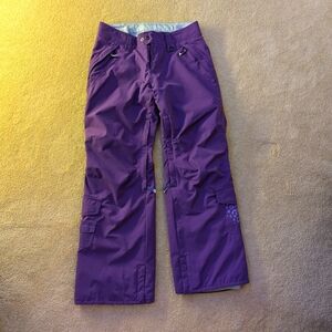 Betty Rides Purple Snowboard Pants Size Medium